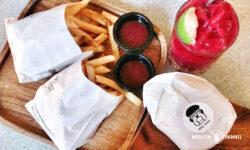 「スリーバンズ(Three Buns)」のハンバーガー