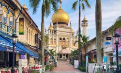 アラブストリートのシンボル「サルタンモスク（Sultan Mosque）」