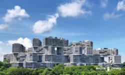 ジェンガのようなブロック建築「インターレース(Interlace)」