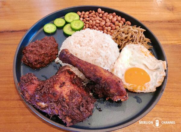 Nasi Lemak with Ayam Goreng at The Coconut Club