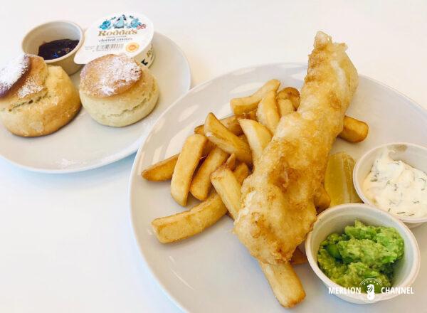 大阪・関西万博「イギリス館」フィッシュ&チップスとスコーン