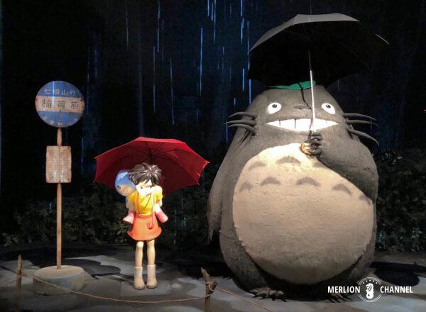 シンガポールのアートサイエンス・ミュージアムで開催中の「ジブリ展（The World of Studio Ghibli）」トトロ