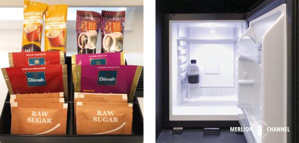 「ホテル・モノ（Hotel Mono）」のミニバーとミニ冷蔵庫