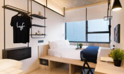 「ライフ・フナン・シンガポール(lyf Funan Singapore)」の部屋