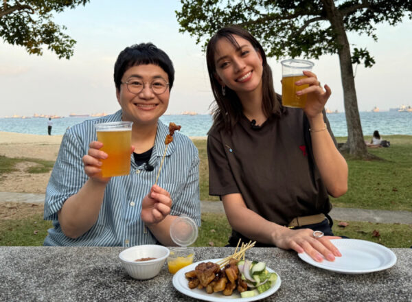 『世界頂グルメ』滝沢カレン＆近藤春菜シンガポール2人旅「ビーチ」