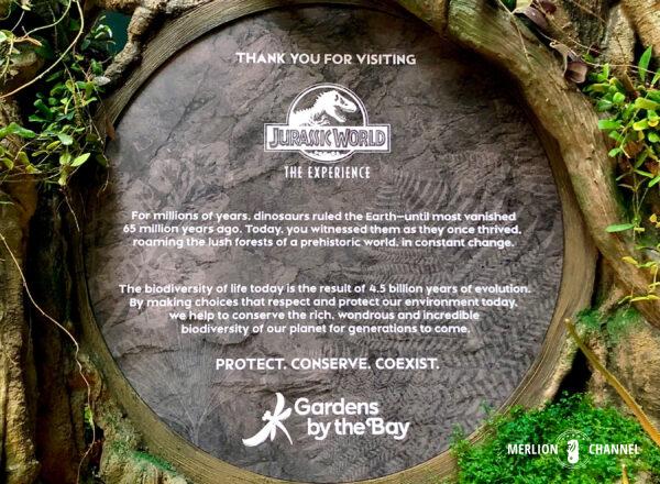 ガーデンズ・バイ・ザ・ベイの「クラウド・フォレスト（Cloud Forest）」でジュラシック・ワールド（Jurassic World）開催中