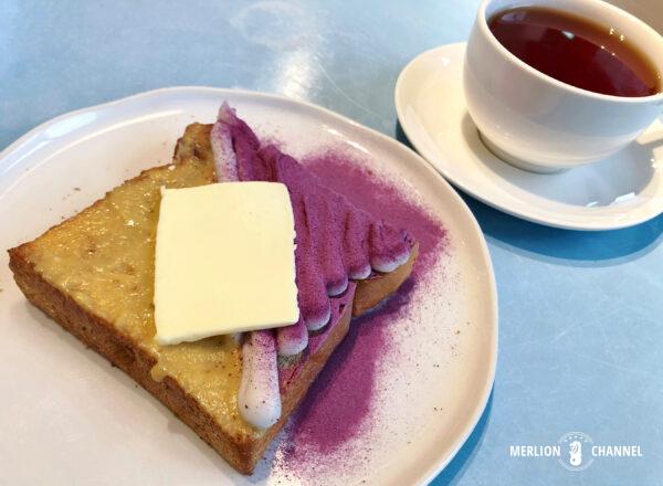 「ケオンサイク・ベーカリー（Keong Saik Bakery）」のタロ・カヤトースト