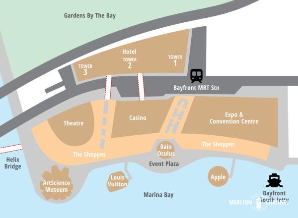 Marina Bay Sands Floor Map
