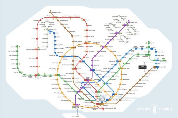 シンガポールのMRT（地下鉄）路線図2026