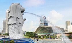マリーナ湾のほとりに位置する「マーライオン公園(Merlion Park)」