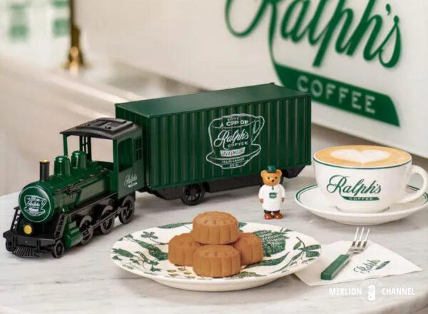 かわいい機関車付「ラルフズ・コーヒー（Ralph's Coffee）」の月餅