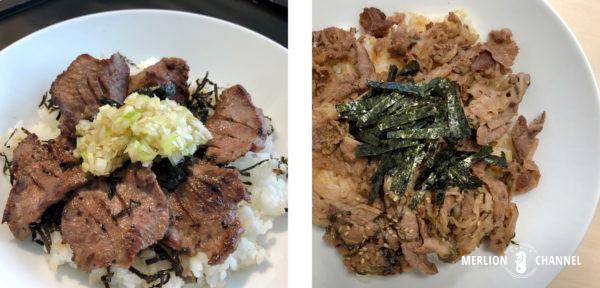 三代目文治の「タン塩丼」&「焼肉丼」