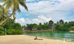 セントーサ島パラワンビーチ(Palawan Beach)」