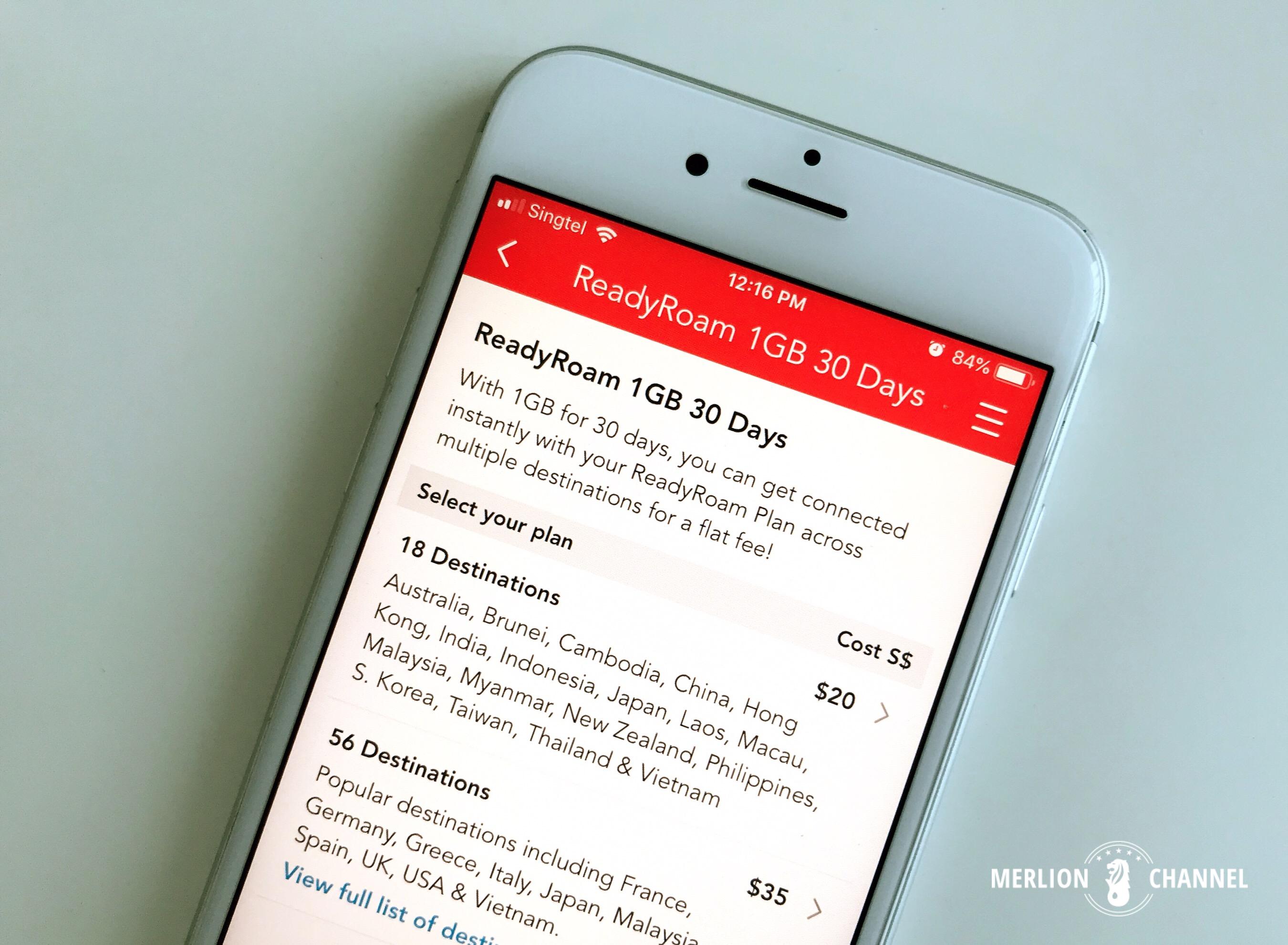Singtelの 定額ローミング 一時帰国や海外旅行のwifiはこれで決まり Merlion Channel