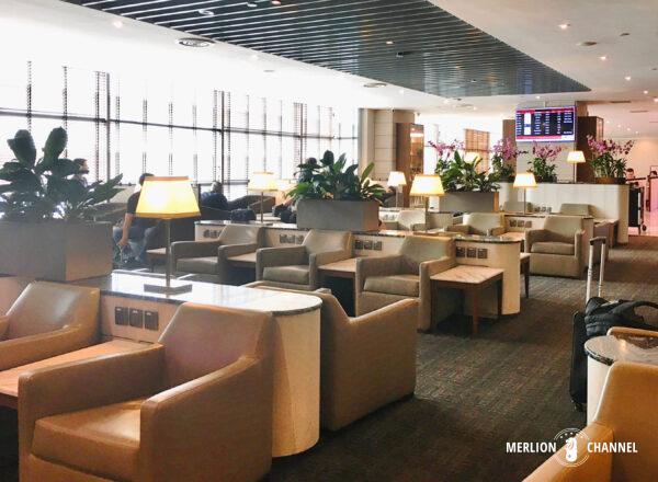 シンガポール・チャンギ空港ターミナル2のプライオリティパス対応「SATSプレミア・ラウンジ（SATS Premier Lounge）」のシートエリア