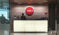 シンガポール・チャンギ空港ターミナル2のプライオリティパス対応「SATSラウンジ（SATS Premier Lounge）」の入口