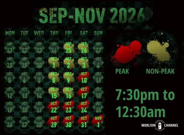 2026年で14回目を迎える、ユニバーサル・スタジオ・シンガポール「ハロウィン・ホラーナイト14」