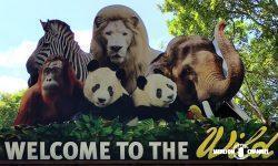シンガポール3大動物園の看板ゲート